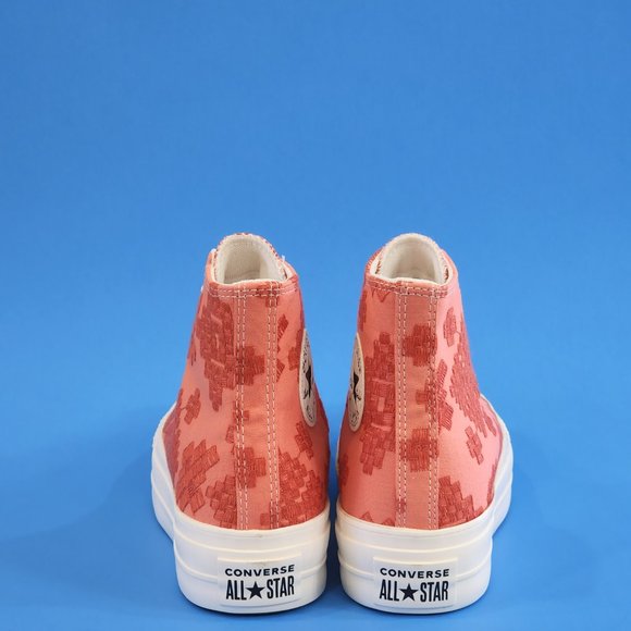 Converse CTAS Hi Lift Tonal Embroidery Women's Platform Sneakers A02233C NWT - Picture 5 of 6